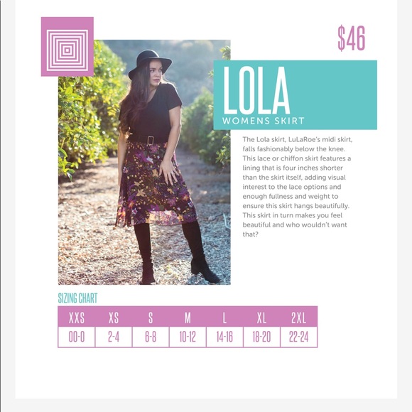 NWOT- LuLaRoe Bright Color Lola - Picture 7 of 7